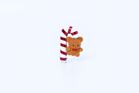 Dolly Christmas on white backgroundの写真素材