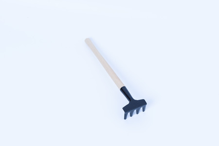 mini garden tool on white backgroudの写真素材