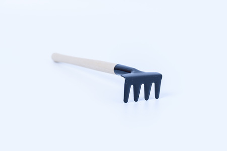 mini garden tool on white backgroudの写真素材