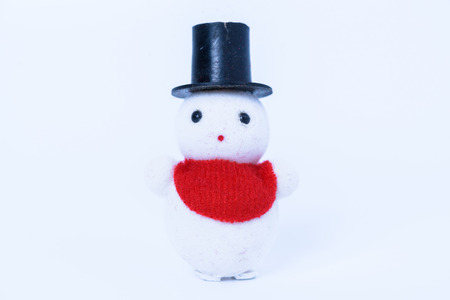 Dolly Christmas on white backgroundの写真素材