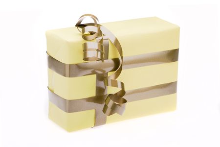 present box isolated in white backgroundの写真素材