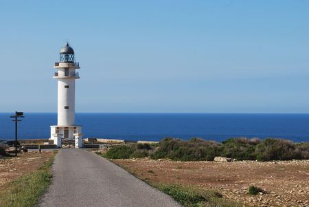 Formentera lighthouseの写真素材