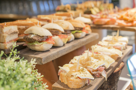Spanish tapas, Basque cuisine.の写真素材