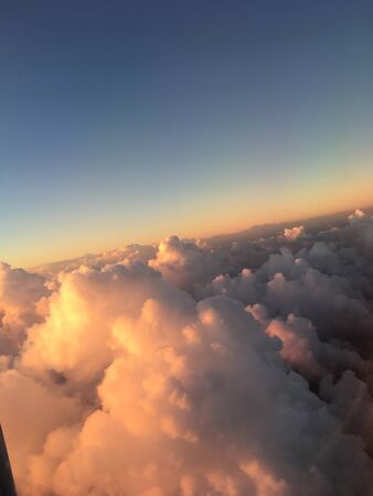 Clouds in the skyの写真素材