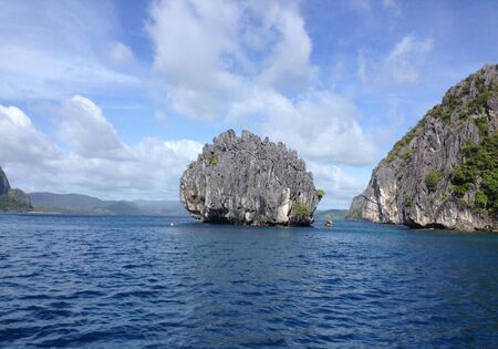 Islands in the seaの写真素材