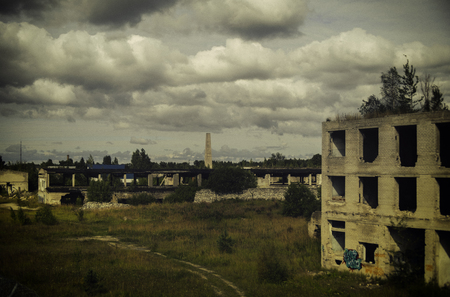 Abandoned Prison Jail Ruin Forgotten Imprisonment Freedom Conceptの写真素材