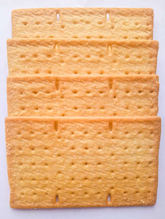 Delicious biscuits made from medium flour are placed on the table and ready to eatの写真素材