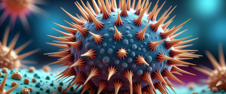 Microscopic Virus Particleの素材