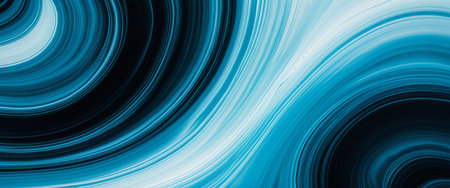 Abstract flowing ink patterns in water, creating organic shapes and textures for artistic designs.の素材