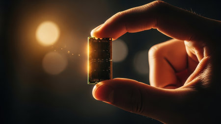 Global ram memory shortage impacting technology and electronics markets.の素材