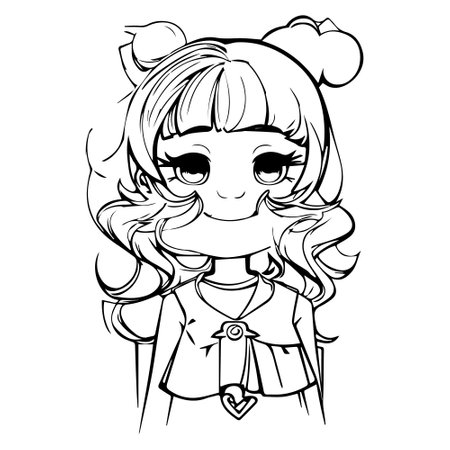 This is a clean Eye-Catchy Professional Design Suitable for all kids Coloring book Print. Easy to edit all you need to know is the very basics of Illustrator to change the Color in this Design.のイラスト素材