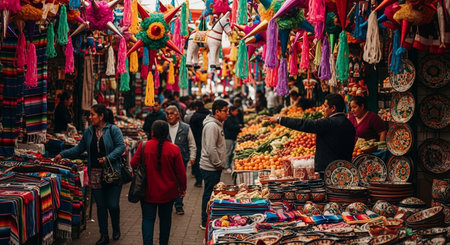 View of unknowns Nepali people walking between Durbar square and Thamel district in Kathmandu in the morningの素材