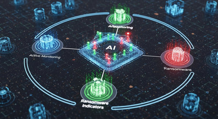 AI Artificial intelligence (AI) and machine learning concept. 3D Renderingの素材