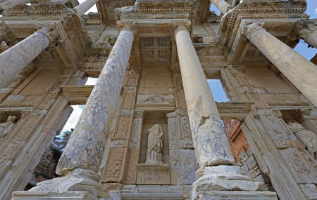 Turkey / Izmir / Selcuk 27 February 2019 Historical ruins from the ancient city of Ephesusのeditorial素材