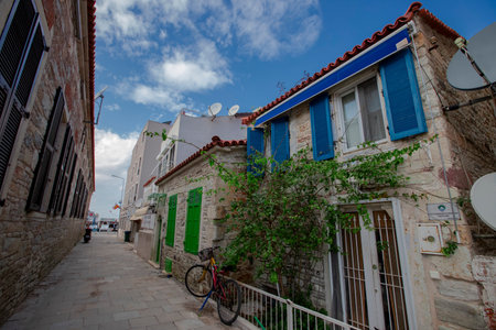 Turkey - Izmir - January 08, 2021 Photos from Old FoÃ§aのeditorial素材