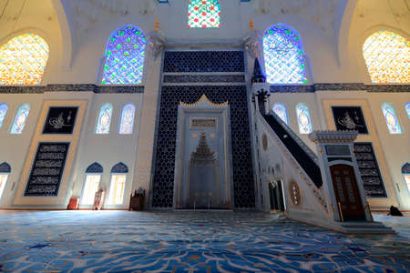 (Istanbul - Turkey 22 February 2021) It is the largest mosque in the history of the Republic. It is a mosque with a capacity of 63 thousand people and 6 minarets.のeditorial素材