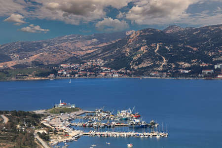 Izmir - Turkey 08. March .2021 Old FoÃ§a, one of the most beautiful holiday villages by the sea.のeditorial素材