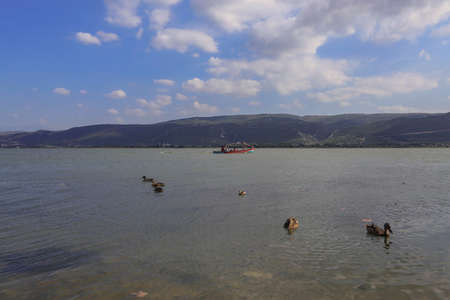 Bursa - Turkey 28. September.2021 GÃ¶lyazÄ± district is a peninsula famous for fishing.のeditorial素材