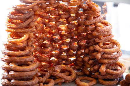 traditional turkish donut desserts , adana dessert