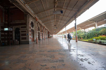 Istanbul, Turkey-September 12, 2021: Photos from the famous Sirkeci Train station in Istanbul.のeditorial素材