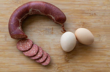 Sausage ( Turkish Sucuk ) concept photoの写真素材
