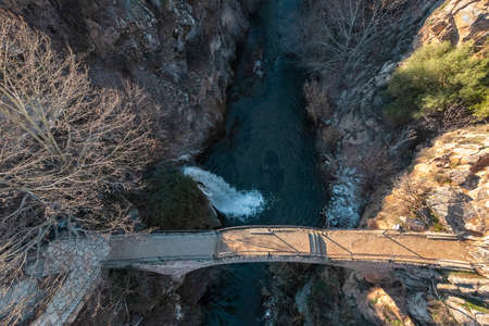 Clandras Bridge, located within the borders of UÅak province, was built on Banaz Stream about 2500 years ago.の写真素材
