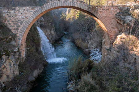 Clandras Bridge, located within the borders of UÅak province, was built on Banaz Stream about 2500 years ago.の写真素材