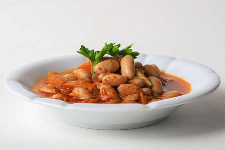 Turkish Kidney Beans Pilaki, Kidney Beans with Carrots (Turkish name: Kidney Beans with Carrots)の写真素材