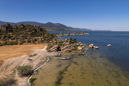 Bafa Lake Natural Park in Turkeyの写真素材