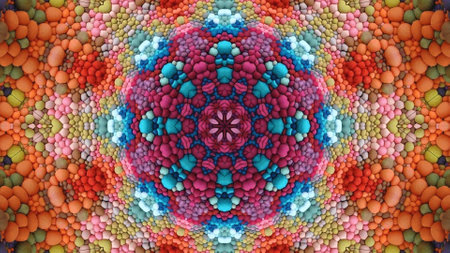 Very nice kaleidoscope images for your design.の写真素材
