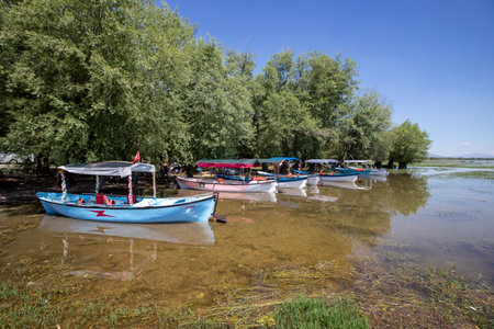 Civril - Denizli - Turkey, June 15, 2023, Civril Isikli Lake in Denizli.のeditorial素材
