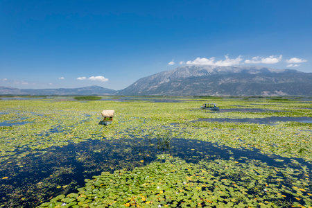 Civril - Denizli - Turkey, June 15, 2023, Civril Isikli Lake in Denizli.のeditorial素材