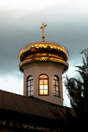 Bolden dome church in Bulgaria.