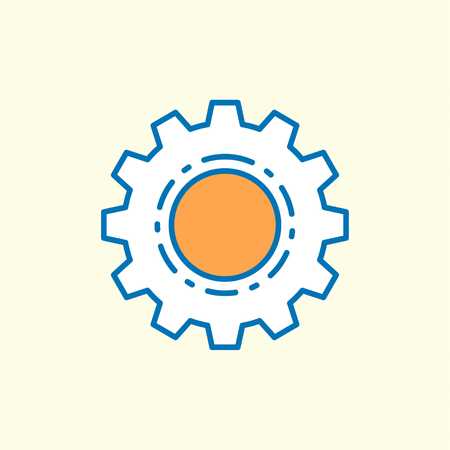Labour day icon with light background with orange theme icon - For web design and application interface, also useful for infographics. Vector illustration.のイラスト素材