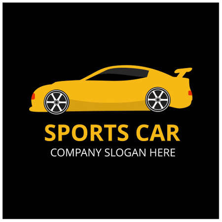 Vector sport car icon. For web design and application interface, also useful for infographics. Vector illustration.のイラスト素材
