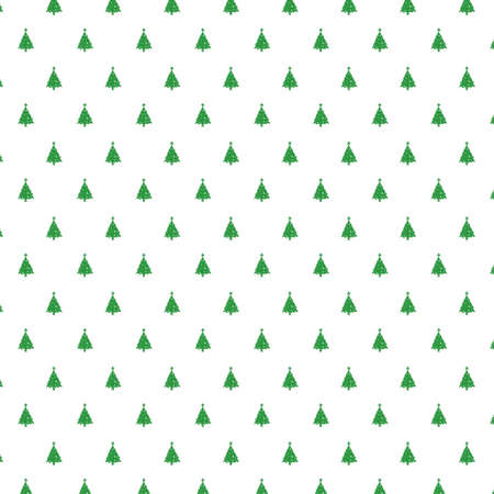 Christmas tree patterns. For web design and application interface, also useful for infographics. Vector illustration.のイラスト素材