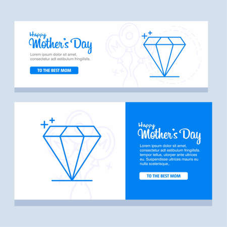 Happy Mother's Day Calligraphy Background. For web design and application interface, also useful for infographics. Vector illustration.のイラスト素材