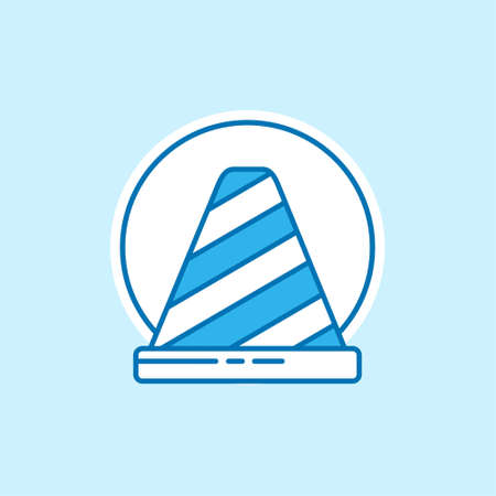Labour day icon with light background with blue theme icon. For web design and application interface, also useful for infographics. Vector illustration.のイラスト素材