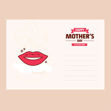 Mother's day sale poster or banner for Mother's day holiday shop seasonal discount offer. Vector International Mother's Day on 13th May design template of pink hearts pattern background. For web design and application interface, also useful for infographics. Vector illustration.のイラスト素材