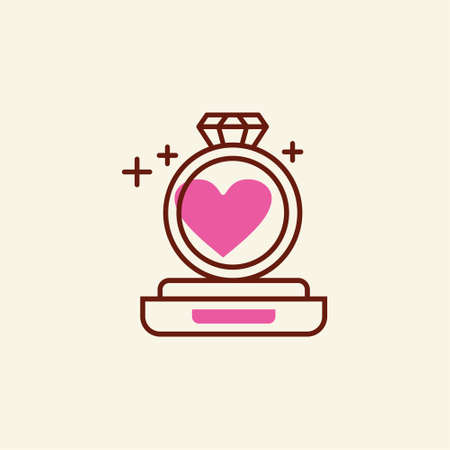 Mother's day pink color icon with white background vector. For web design and application interface, also useful for infographics. Vector illustration.のイラスト素材
