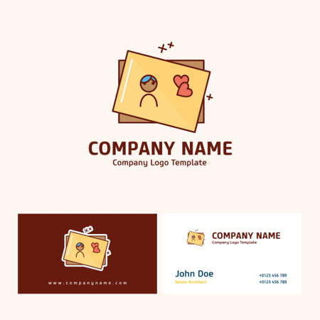 Company logo design with name based on mother's day vector. For web design and application interface, also useful for infographics. Vector illustration.のイラスト素材