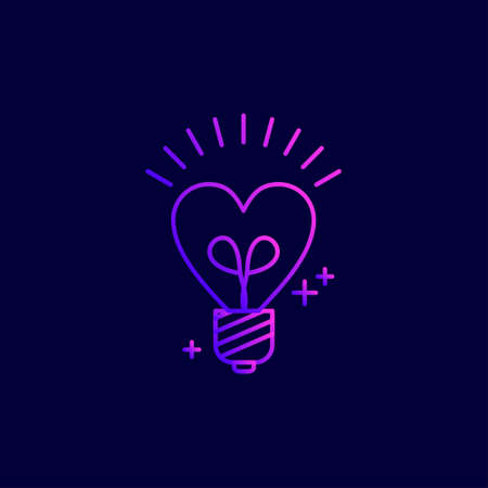 Mother's day neon icons with dark background vector. For web design and application interface, also useful for infographics. Vector illustration.のイラスト素材