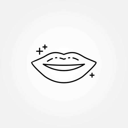 Mother's day line icon on white background vector. For web design and application interface, also useful for infographics. Vector illustration.のイラスト素材