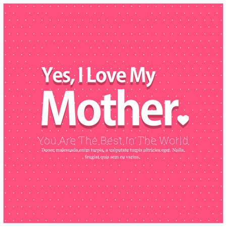 Happy Mothers Day lettering. Handmade calligraphy vector illustration. Mother's day card. For web design and application interface, also useful for infographics. Vector illustration.のイラスト素材