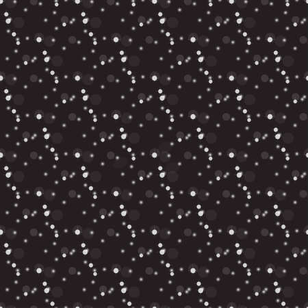 Abstract pattern of random silver dots with empty center for text on white background. Vector...