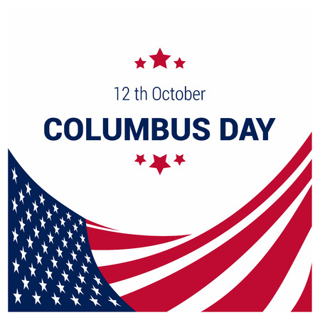 Happy Columbus day design vectorのイラスト素材