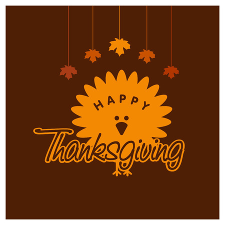 Happy Thanks giving day design vectorのイラスト素材