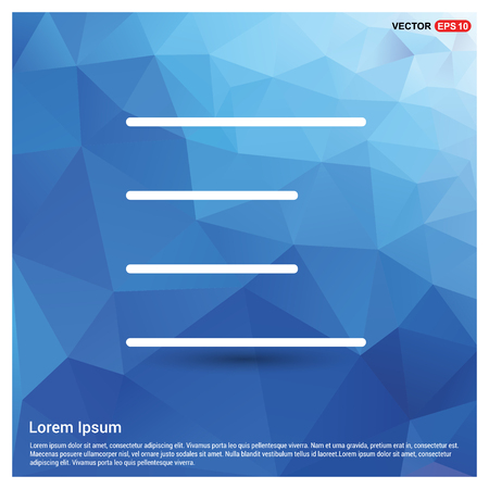 menu icon - Free vector iconのイラスト素材