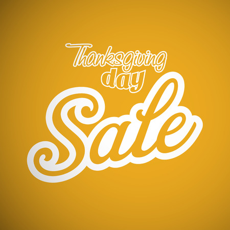 Happy Thanks giving sale design vectorのイラスト素材