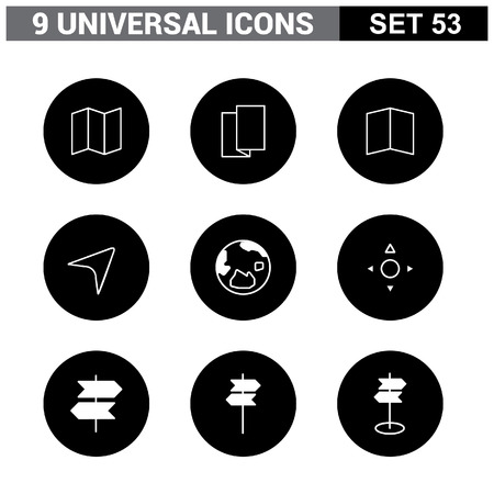 Universal icons set vectorのイラスト素材